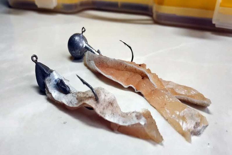 Насадка «Тельце» на судака щуку и налима